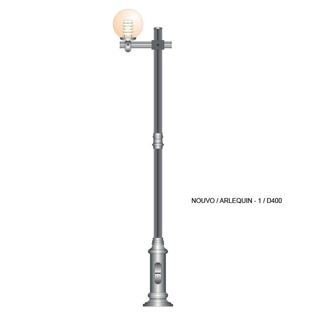 Cột đèn Nouvo Arlequin 1 bóng 