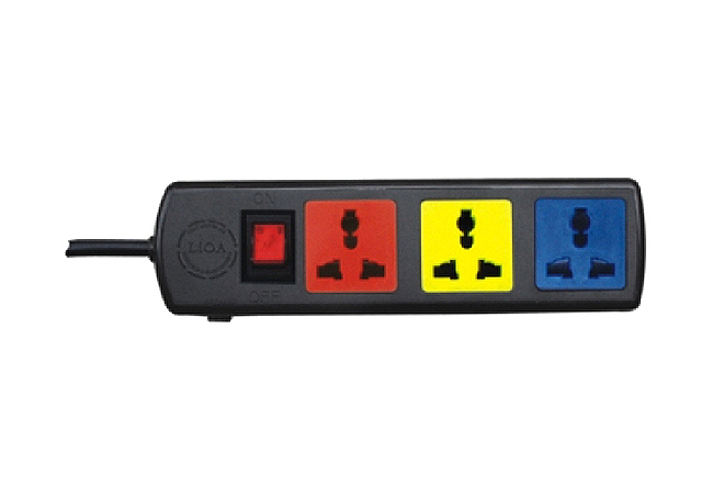 Ổ cắm kéo dài đa năng công tắc 2 cực (3DN2.32N) Ổ cắm kéo dài đa năng công tắc 2 cực (3DN2.32N)