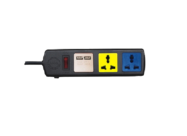 Ổ cắm k&eacute;o d&agrave;i đa năng c&oacute; cổng sạc USB 5V-1A (3D32NUSB)