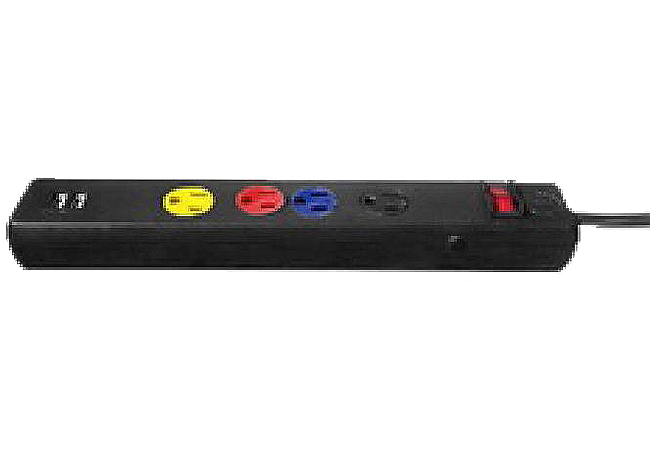 Ổ cắm kéo dài tiêu chuẩn Mỹ - Nhật có 2 cổng USB 5V - 1A (4UBC) Ổ cắm kéo dài tiêu chuẩn Mỹ - Nhật có 2 cổng USB 5V - 1A (4UBC)