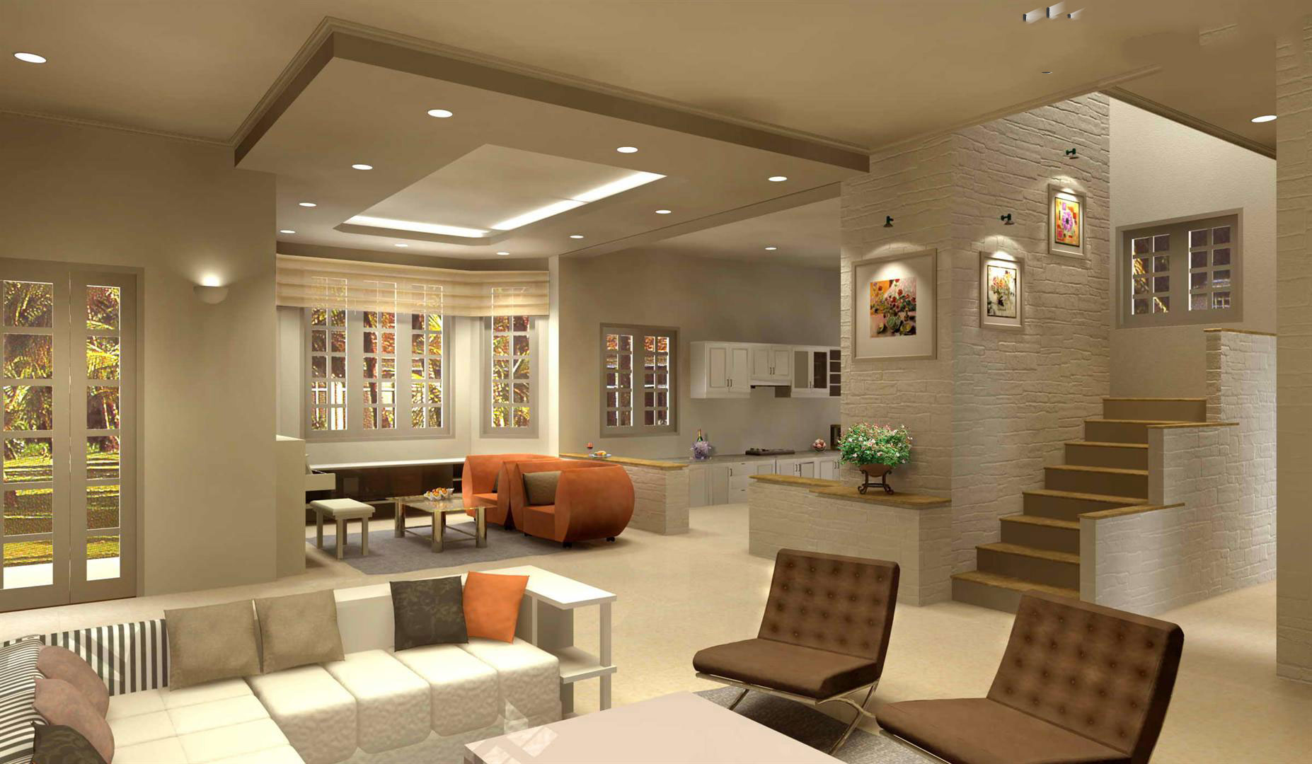 Đèn led âm trần