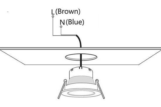 Đèn led âm trần