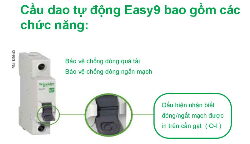 Aptomat Schneider Easy  chính hãng