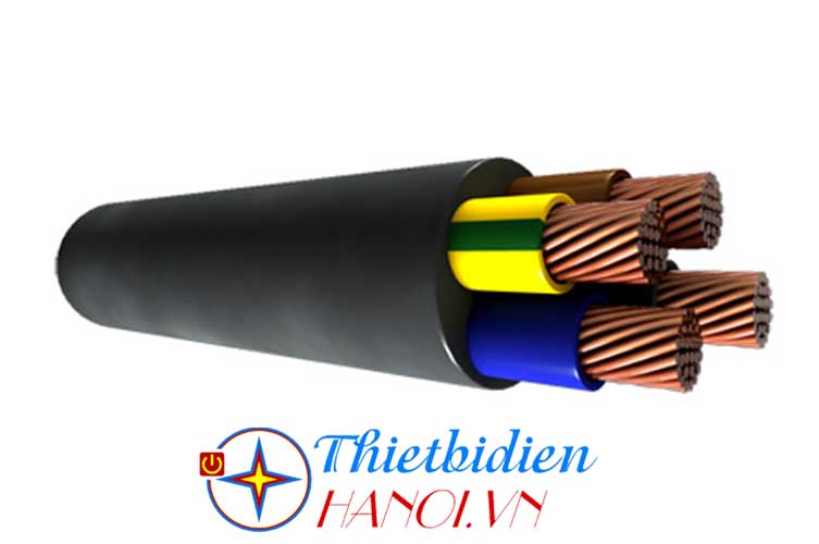 dây điện goldcup - dây tròn đặc 4 ruột CVV 4x2.5