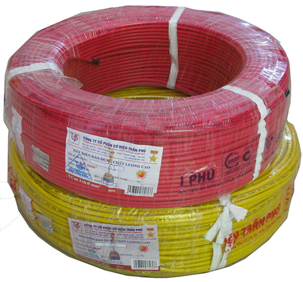 Dây điện trần phú chính hãng