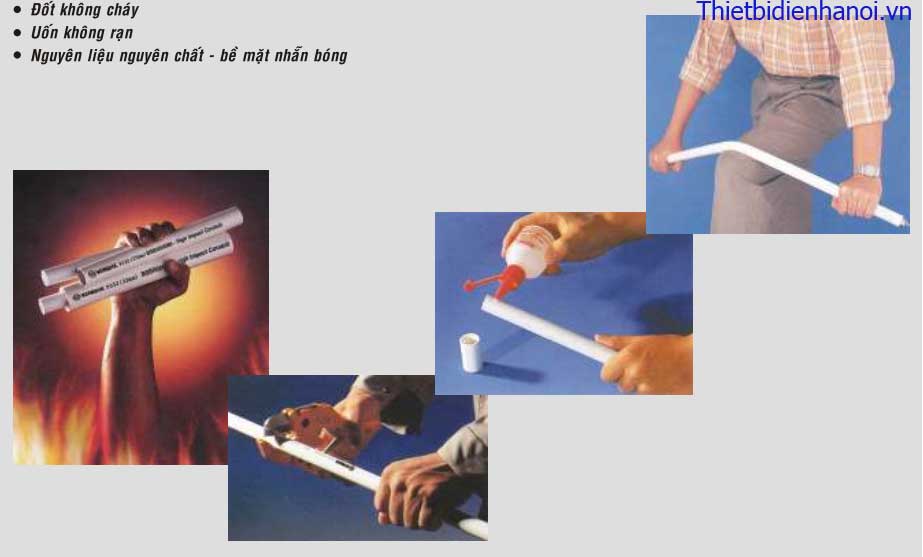 Ống luồn dây điện tròn cứng Vanlock D20 - VL9020