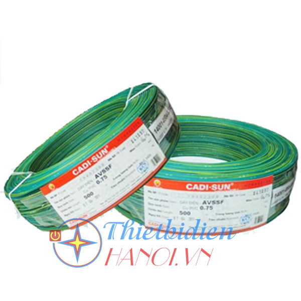 Dây điện ô tô, xe máy Cadisun chịu nhiệt 105 độ AVF 0.5