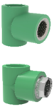 Tê ren trong loại I (phụ kiện PP-R) màu xanh lá, dn32X1/2＂