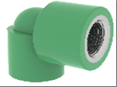 Cút ren trong loại I (phụ kiện PP-R) màu xanh lá, dn32X3/4＂