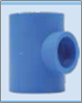 Tê giảm 90° (PPR phu kiện) màu xanh dương, dn32×25