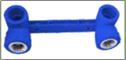 Cút ren trong hai đầu có đế (phụ kiện PP-R) màu xanh dương, dn25×1/2＂