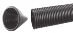 Ống gân sóng HDPE 2 lớp, ống bán thấm, khoan 6 hàng lỗ, màu đen SN8 110 5.8M . Ống sân golf