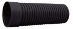 Ống gân sóng HDPE 2 lớp (đầu nong) màu đen SN8 800 5.8M