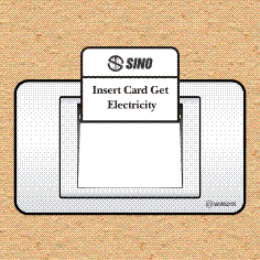 Công tắc dùng thẻ từ 16A có thời gian chậm - S18A/501