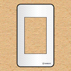 Mặt nhựa cứa 1 MCCB kiểu B - S18A121/HB