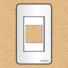 Mặt nhựa chứa 1 MCCB kiểu A - S18A121/HA