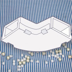 Cút chữ L dẹt PVC góc tròn