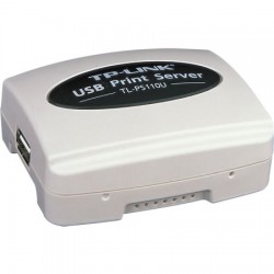 Single USB2.0 Port Fast Ethernet Print Server TL-PS110U