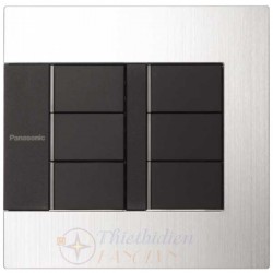 Bộ 6 công tắc Panasonic có đèn báo WTEG56572S-1-G