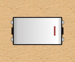 Công tắc 2 chiều cỡ nhỏ có đèn báo - SCM/NS