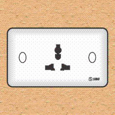 Ổ cắm đa năng có màn che - S198AM