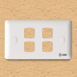 Công tắc ổ cắm Sino - Mặt 4 lỗ - S194(S194V)