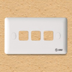 Công tắc ổ cắm Sino - Mặt 3 lỗ - S193(S193V)