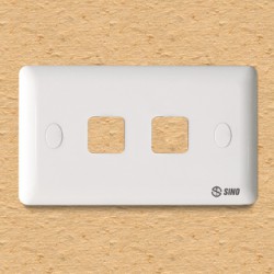  Công tắc ổ cắm Sino - Mặt 2 lỗ - S192(S192V)