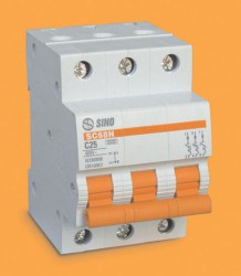 Cầu dao tự động - Aptomat 3 pha Sino - SC68N/C3050, C3063
