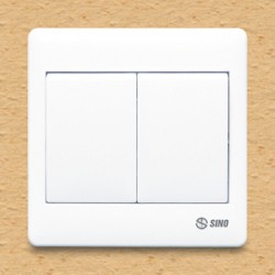 Công tắc đôi 2 chiều 10A 250V loại phím lớn - S982D2