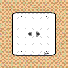 Ổ cắm đơn 2 chấu 16A - S66U