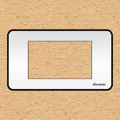 Công tắc ổ cắm Sino - Mặt 1 mô đun cỡ lớn, 2 mô đun cỡ trung, 3 mô đun - CA3X