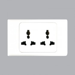 Ổ CẮM ĐÔI ĐA NĂNG ĐẾ LIỀN 16A A20UESM2N