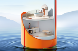 Ống cấp nước PP-R lõi sứ màu cam trang trí nhà cửa hai màu Lesso
