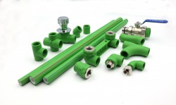 Ống cấp nước PP-R lõi sứ trang trí nhà cửa hai màu Lesso
