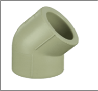 Chếch 45° (PPR phụ kiện) màu xám dn63