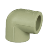 Cút 90° (PPR phụ kiện) màu xám dn110