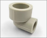 Cút giảm 90° (PPR phụ kiện) màu xám dn50X20