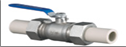 Van gạt nối nhanh (phụ kiện PP-R) màu xám dn32