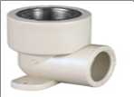 Cút ren trong có đế (phụ kiện PP-R) màu xám dn25X3/4＂