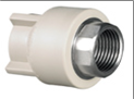 Zắc co  ren ngoài  màu xám dn25×3/4＂