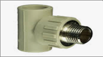 Tê ren ngoài loại I (phụ kiện PP-R) màu xám dn32×1/2＂