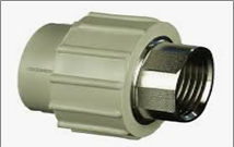 Nối ren ngoài loại I (phụ kiện PP-R) màu xám dn20×1/2＂