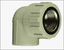 Cút ren trong loại II (phụ kiện PP-R) màu xám dn40×1-1/4＂