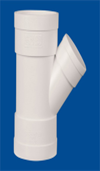Chữ Y giảm thoát nước dn75×50 , màu trắng