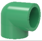 Cút 90° (PPR phụ kiện) màu xanh lá, dn90
