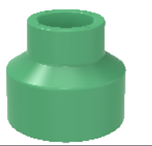Côn thu (phụ kiện PP-R) màu xanh lá, dn110x50