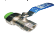 Van gạt nối nhanh một đầu ren trong loại II, phụ kiện PP-R, màu xanh lá, dn20x1/2&amp;quot;