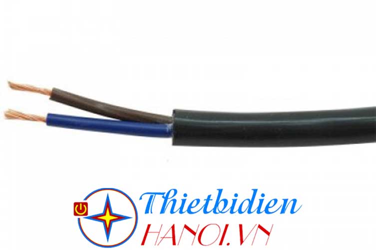 Dây điện Trần Phú, dây tròn đặc 2 ruột VCm 2x1.0