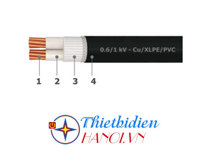 Dây cáp điện Goldcup, Cáp treo CXV 2x25